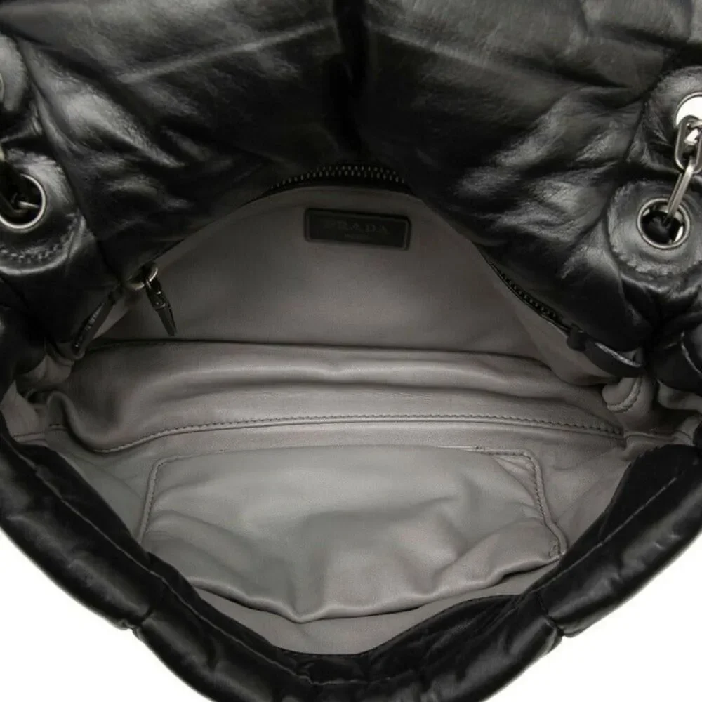 Prada Nappa Bomber Chain Shoulder Bag